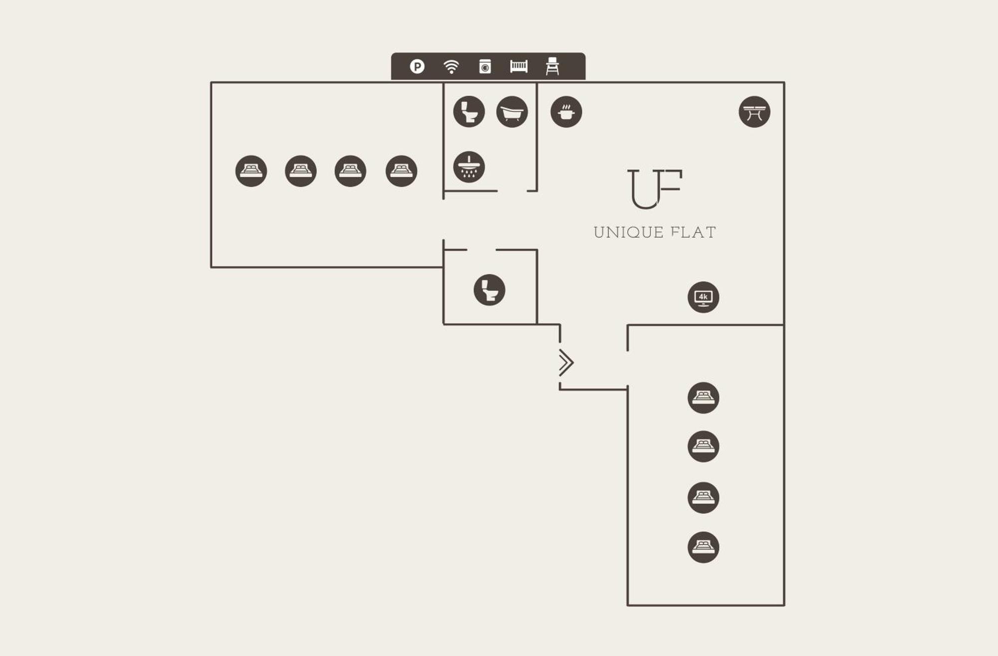 Unique Flat Appartamento *